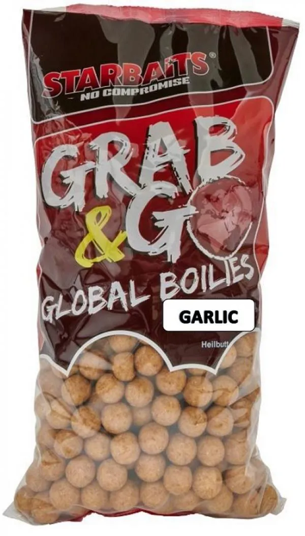 NextFish - Horgász webshop és horgászbolt - STARBAITS Global Boilies GARLIC 14mm 2,5kg Etető Bojli