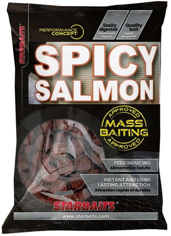 NextFish - Horgász webshop és horgászbolt - Mass Baiting Boilies Spicy Salmon 14mm 3kg