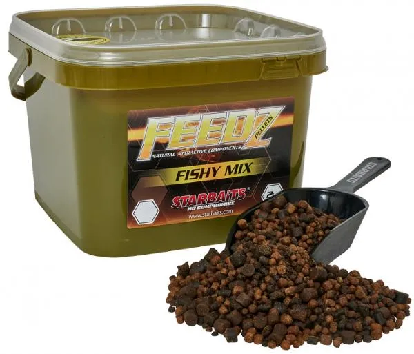 NextFish - Horgász webshop és horgászbolt - STARBAITS FEEDZ FISHY MIX 2kg Etető Pellet 