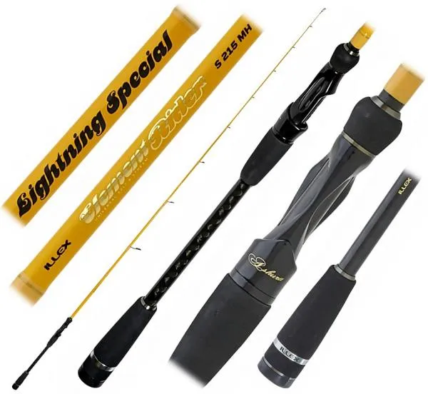 NextFish - Horgász webshop és horgászbolt - ILLEX Element Rider X5 S MH Lightning (2,15m 7-35g) pergető horgászbot