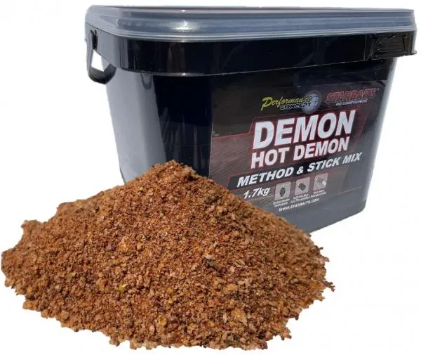 NextFish - Horgász webshop és horgászbolt - Starbaits Method & Stick Mix Hot Demon 1,7kg etetőanyag