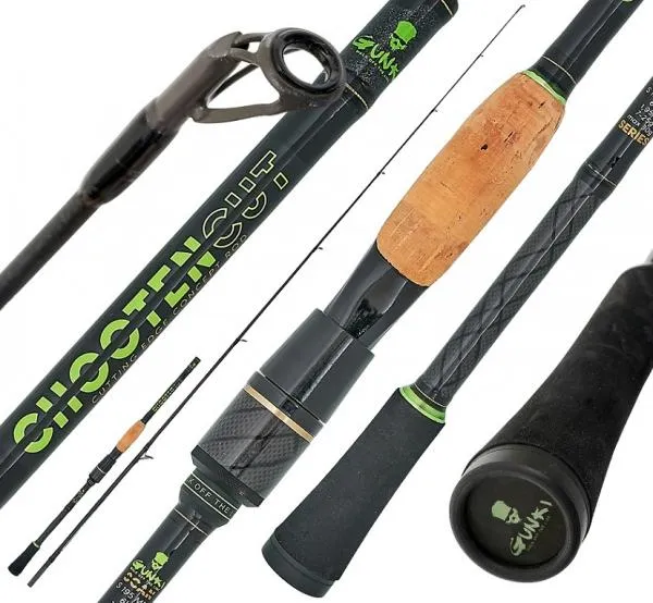 NextFish - Horgász webshop és horgászbolt - GUNKI Chooten Cut Scan Jig S MH (1,95m 7-25/35g) pergető bot 