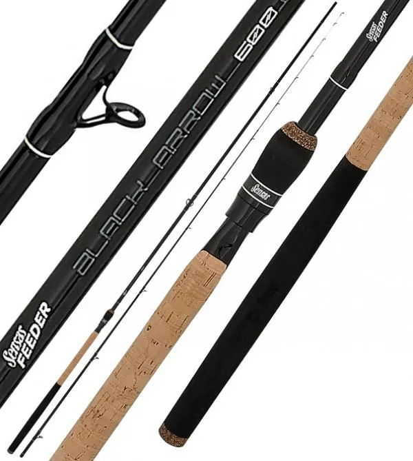 NextFish - Horgász webshop és horgászbolt - Sensas Black Arrow Feeder 600 M 3,3m 20-60g feeder, picker horgászbot