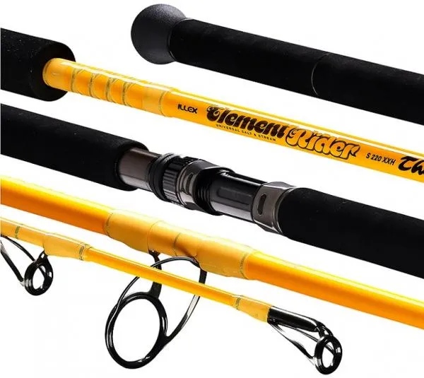 NextFish - Horgász webshop és horgászbolt - Illex Element Rider X5 S 2,2m XXH Thunder Sword 100-400g (1+1) harcsázó és tengeri horgászbot