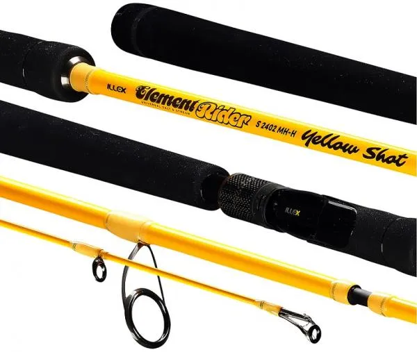 NextFish - Horgász webshop és horgászbolt - Illex Element Rider X5 S 2,4m MMH/H Yellowshot 15-50g (2) pergető bot