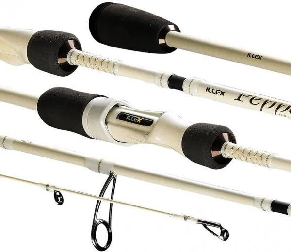 NextFish - Horgász webshop és horgászbolt - Illex Pepper X5 S 2,1m Pearl Dock 1-5g/2-7g (4) pergető horgászbot