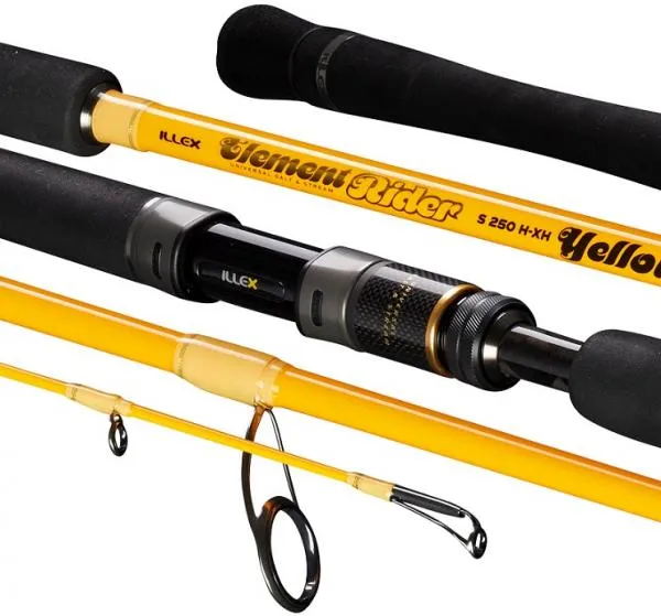 NextFish - Horgász webshop és horgászbolt - Illex Element Rider X5 S 2,5m H/XH Yellow Blood 20-100g (1/4+3/4) harcsázó és tengeri horgászbot