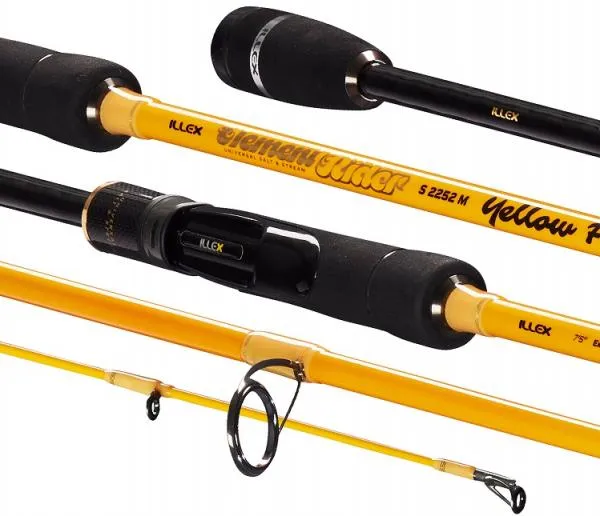 NextFish - Horgász webshop és horgászbolt - Illex Element Rider X5 S 2,25m M Yellow Flow 5-25g (2) pergető horgászbot