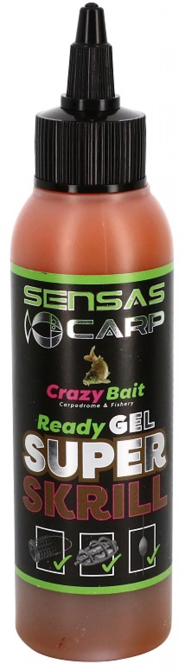 NextFish - Horgász webshop és horgászbolt - Sensas Gel Crazy Super Krill (krill) 115ml