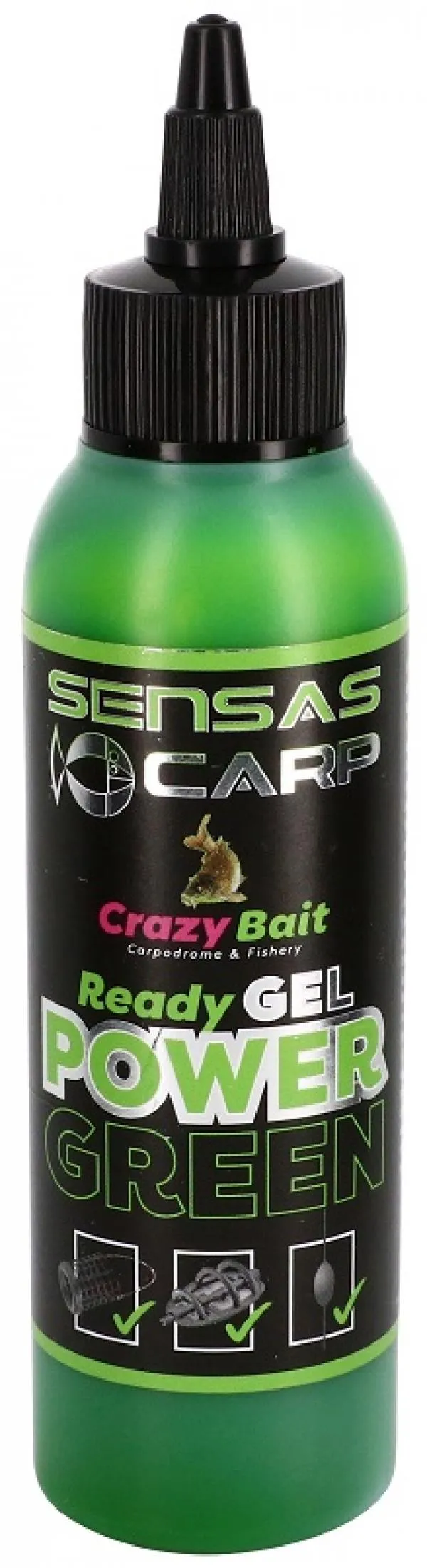 NextFish - Horgász webshop és horgászbolt - Sensas Gel Crazy Green (fokhagyma) 115ml