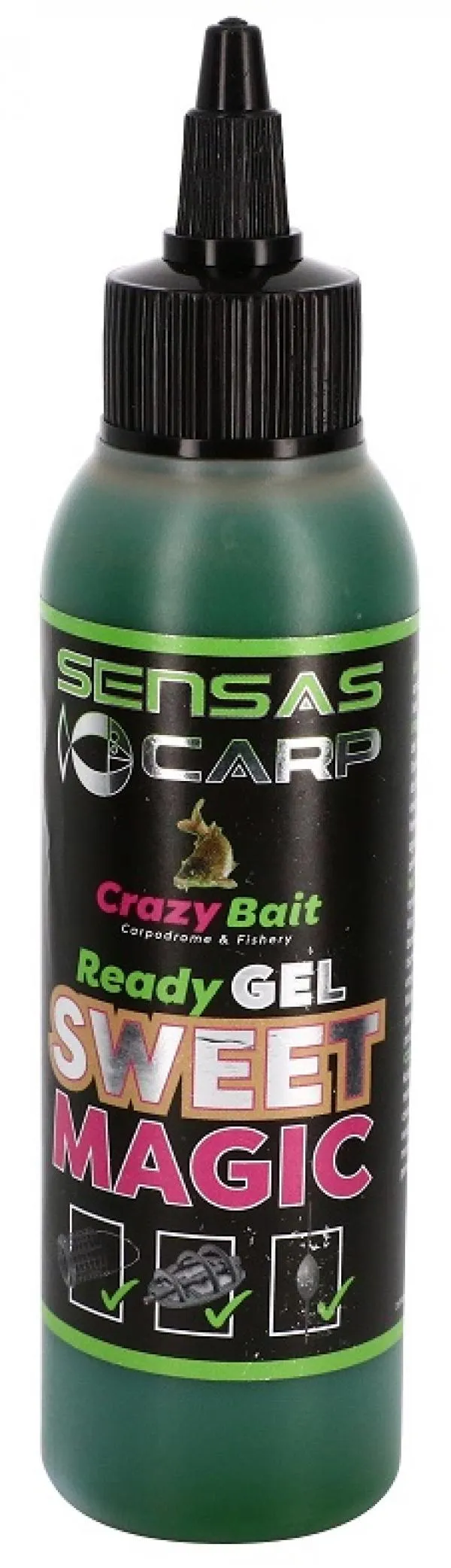 NextFish - Horgász webshop és horgászbolt - Sensas Gel Crazy Sweet Magic (édes hal) 115ml