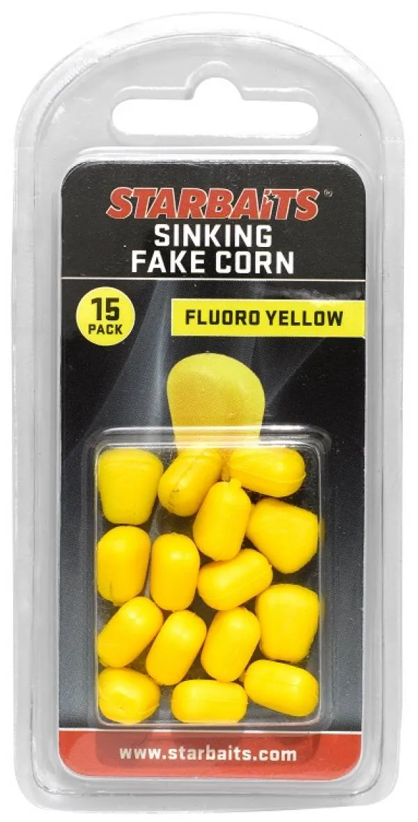 NextFish - Horgász webshop és horgászbolt - Sinking Fake Corn sárga (gumikukorica) 15db