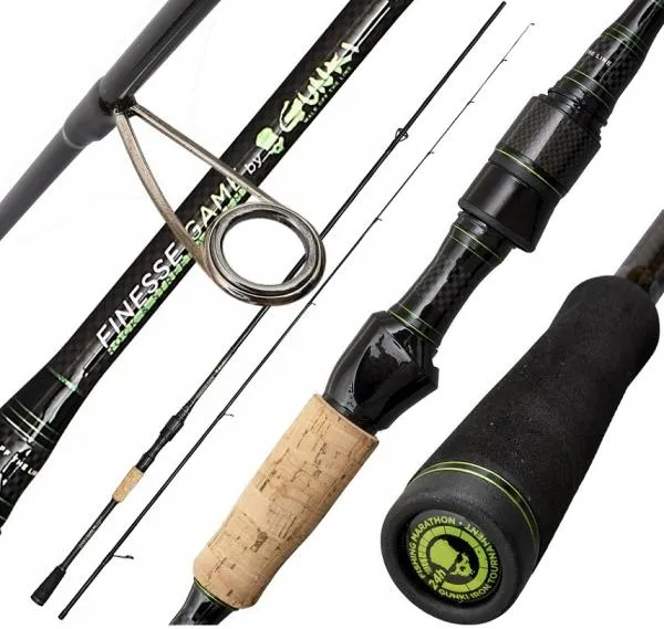 NextFish - Horgász webshop és horgászbolt - GUNKI Finesse Game S-235 M 3,5-18g pergető horgászbot