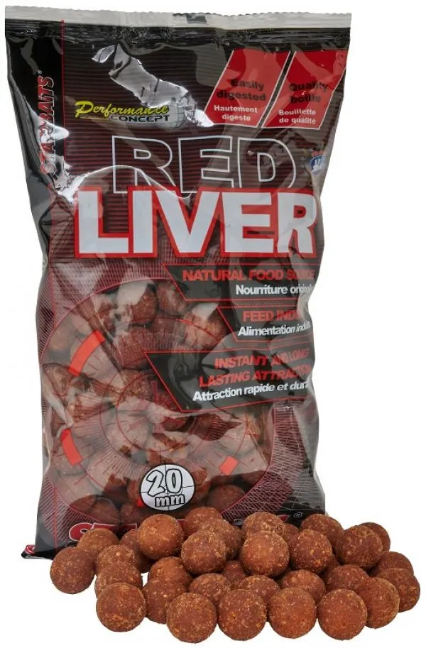 NextFish - Horgász webshop és horgászbolt - Boilies Red Liver 20mm 800g