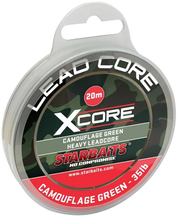 NextFish - Horgász webshop és horgászbolt - Starbaits Ólombetétes zsinór X CORE CAM GREEN 45LB 20m