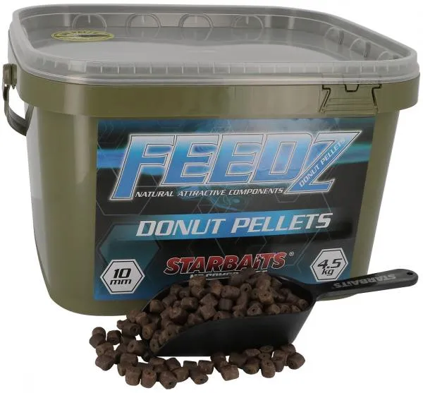 NextFish - Horgász webshop és horgászbolt - STARBAITS Feedz Donuts (pellet lyukkal) 10mm 4,5kg Etető Pellet