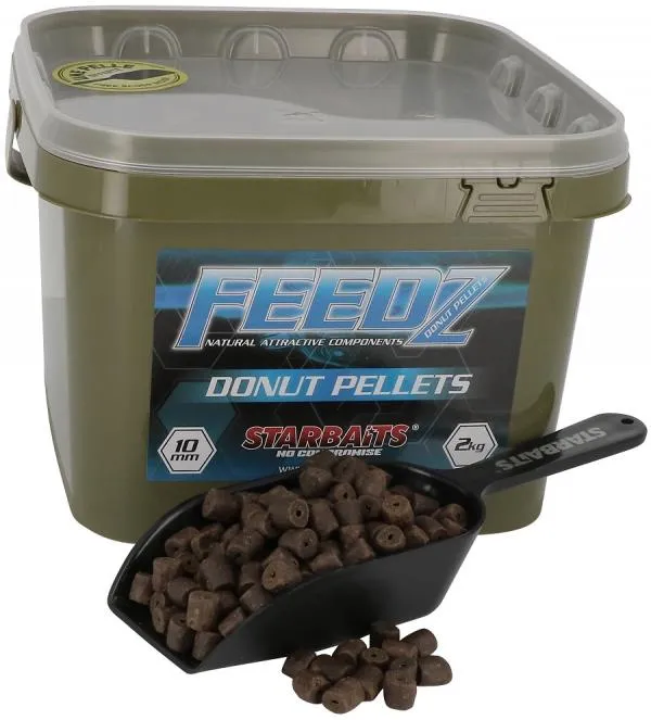 NextFish - Horgász webshop és horgászbolt - STARBAITS Feedz Donuts (pellet lyukkal) 10mm 2kg Etető Pellet 