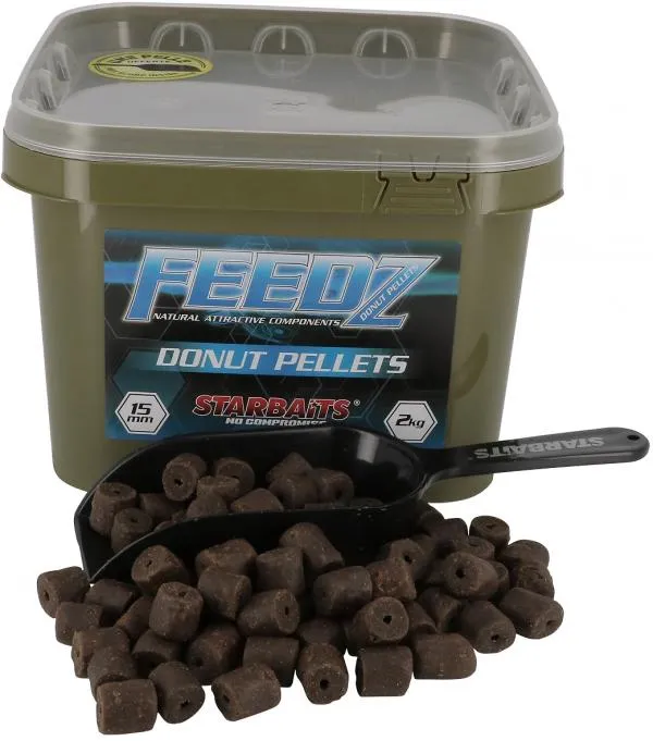 NextFish - Horgász webshop és horgászbolt - STARBAITS Feedz Donuts (pellet lyukkal) 15mm 2kg Etető Pellet 