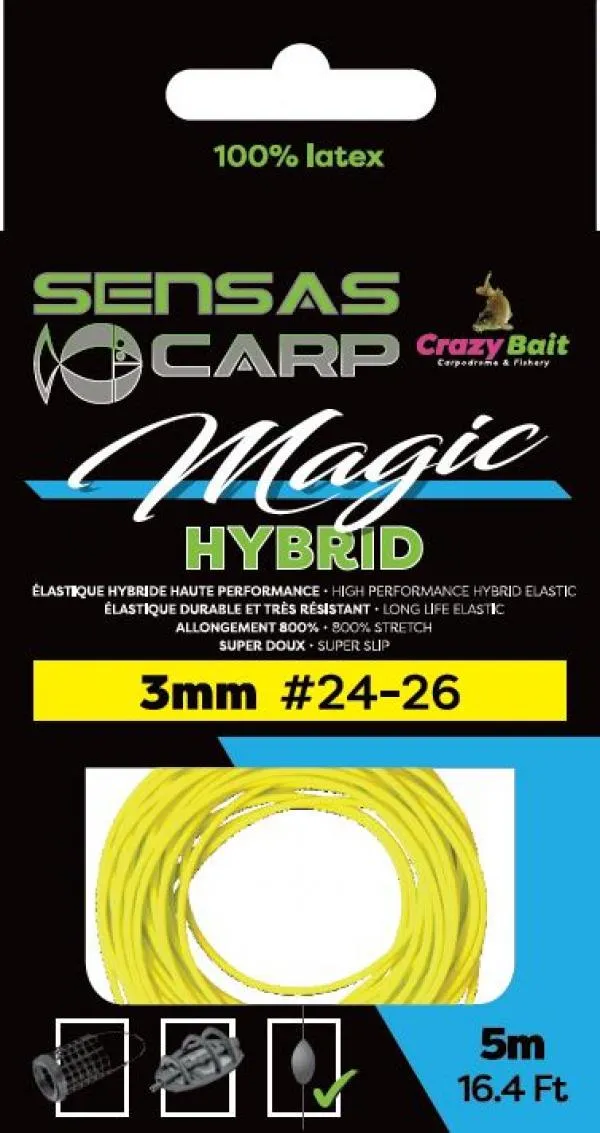 NextFish - Horgász webshop és horgászbolt - Rakósgumi Magic Hybrid 5m 1,6mm