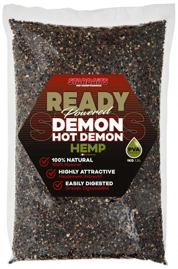 NextFish - Horgász webshop és horgászbolt - Starbaits Ready Seeds Hot Demon Hemp 1kg kender