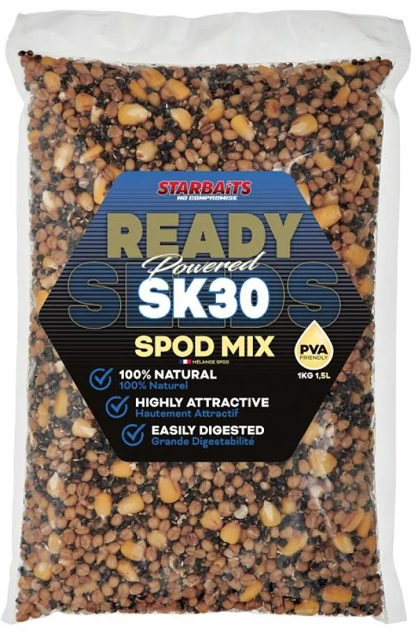 NextFish - Horgász webshop és horgászbolt - Starbaits Ready Seeds SK30 Spod Mix 1kg magmix