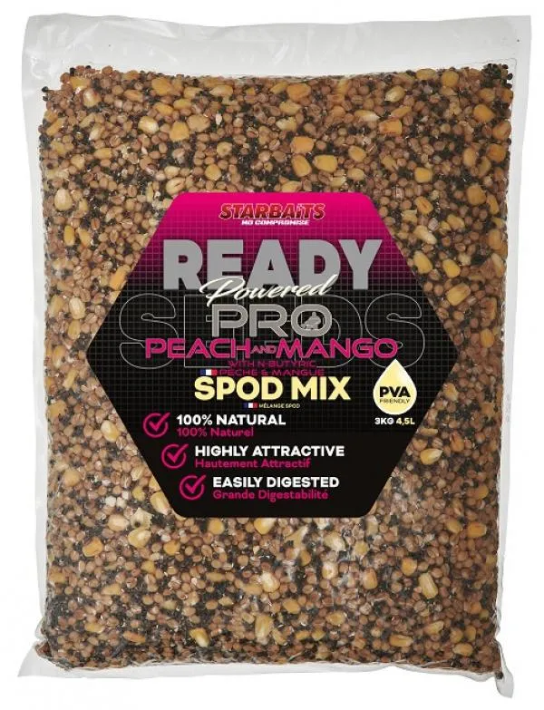 NextFish - Horgász webshop és horgászbolt - Mag Mix Spod Ready Seeds Pro Peach Mango 3kg