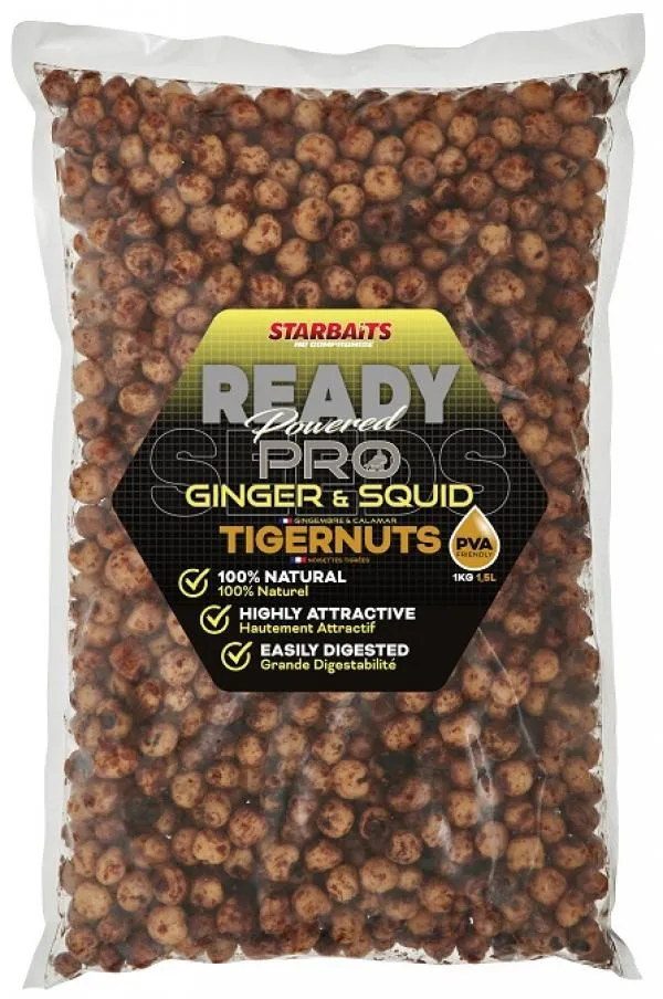 NextFish - Horgász webshop és horgászbolt - Tigrismogyoró Ready Seeds Pro Ginger Squid 1kg