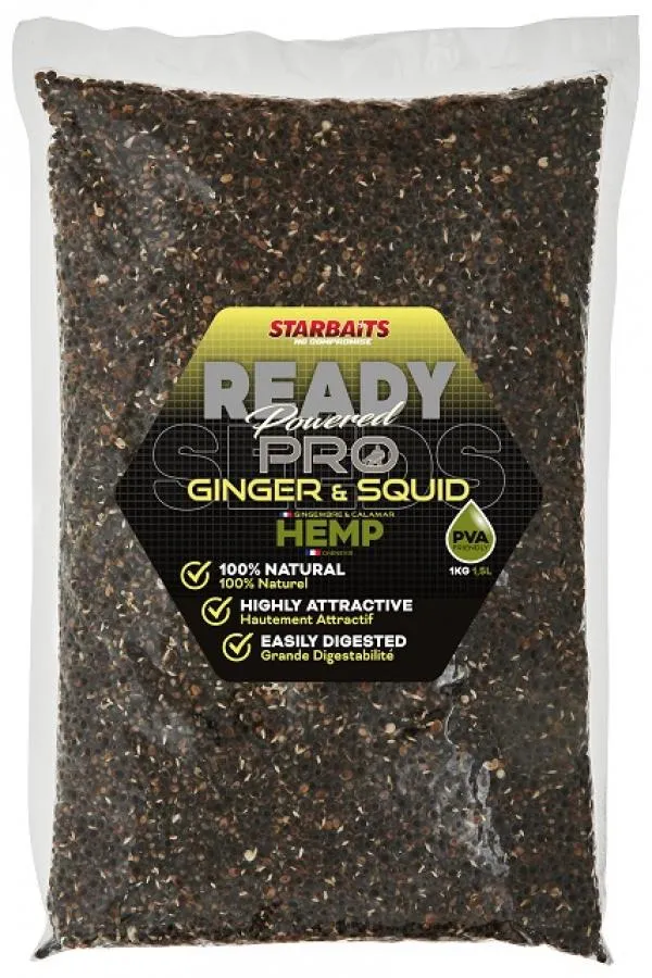 NextFish - Horgász webshop és horgászbolt - Kender Ready Seeds Pro Ginger Squid 1kg