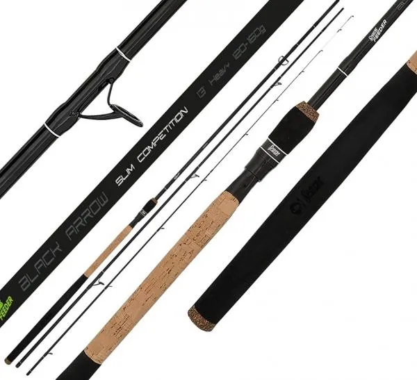 NextFish - Horgász webshop és horgászbolt - SENSAS Black Arrow Slim Competition 4,2m 150-200g feeder,picker horgászbot