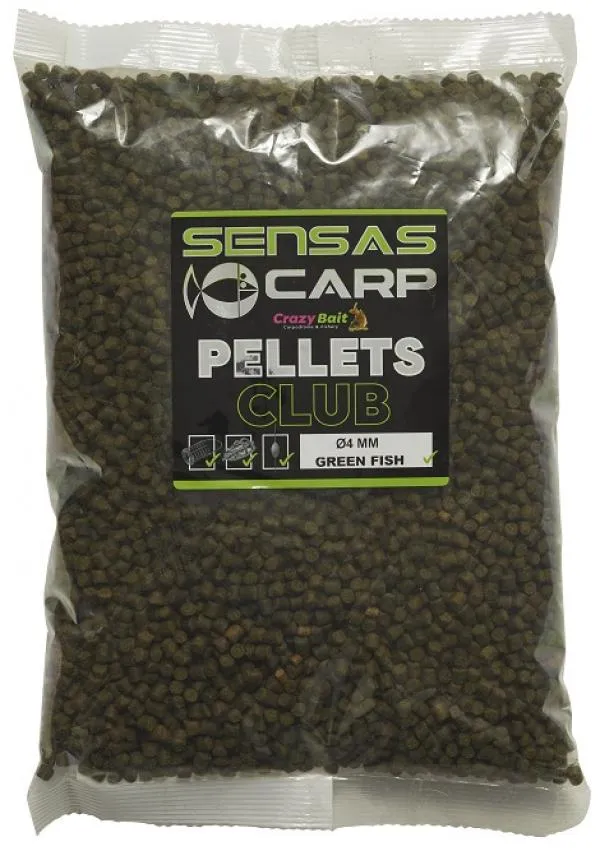 NextFish - Horgász webshop és horgászbolt - Pellet Club Green Fish 10kg 4mm