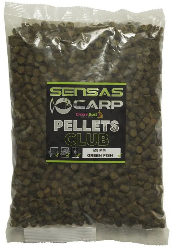 NextFish - Horgász webshop és horgászbolt - Pellet Club Green Fish 10kg 8mm