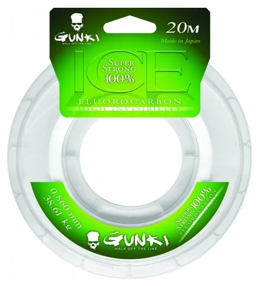 NextFish - Horgász webshop és horgászbolt - Gunki Fluorocarbone zsinór Ice 20M 0,86mm