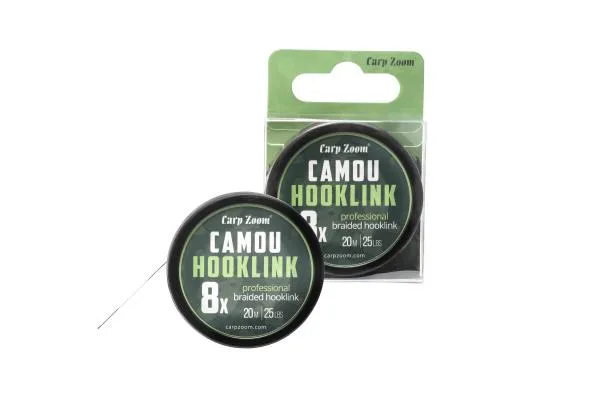 NextFish - Horgász webshop és horgászbolt - CZ Camou 8X előkezsinór, 20 m, 35 lb, terepmintás