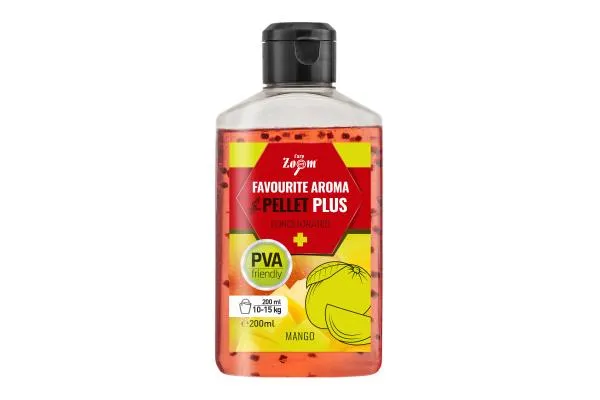 NextFish - Horgász webshop és horgászbolt - CZ Favourite folyékony aroma pellettel, mangó, 200 ml