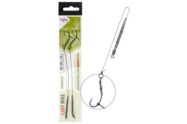 NextFish - Horgász webshop és horgászbolt - CZ Spinner Rig bojlis előke, 20 cm, #2, 2 db