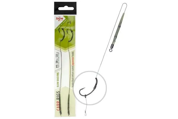 NextFish - Horgász webshop és horgászbolt - CZ Blow Back Rig bojlis előke, 22 cm, #2, 2 db