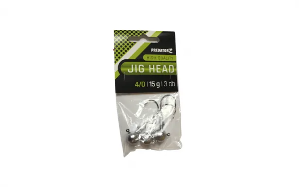 NextFish - Horgász webshop és horgászbolt - PZ Jig fej, 4/0, 15 g, 3 db