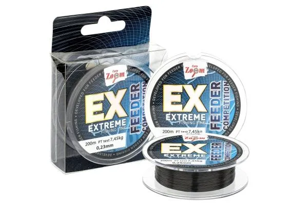 NextFish - Horgász webshop és horgászbolt - FC Extreme Feeder Zsinór, o 0,19 mm, 200 m, 5,7 kg, fekete