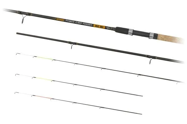 NextFish - Horgász webshop és horgászbolt - CARP ZOOM Atomic Power Carp feeder 360 cm, 30-120 g, 3+3 részes feeder,picker horgászbot