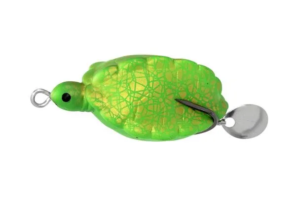 NextFish - Horgász webshop és horgászbolt - PZ Tortuga teknőcutánzat, 5 cm, 11 g, zöld, arany