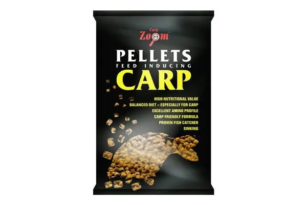 NextFish - Horgász webshop és horgászbolt - CarpZoom Pontyozó pellet, 6 mm, natúr, 800 g Etető Pellet 