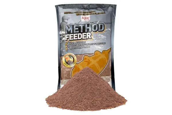 NextFish - Horgász webshop és horgászbolt - CarpZoom Method Feeder csoki, narancs, 1 kg etetőanyag