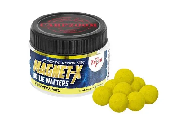 NextFish - Horgász webshop és horgászbolt - CarpZoom Magnet-X Boilie prémium horogcsali, ananász, vajsav(NBC), 50g Wafters