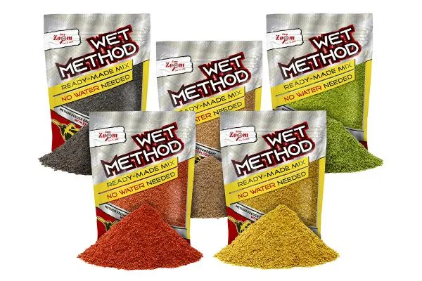 NextFish - Horgász webshop és horgászbolt - CarpZoom Wet Method készre kevert eper, hal, 850 g etetőanyag