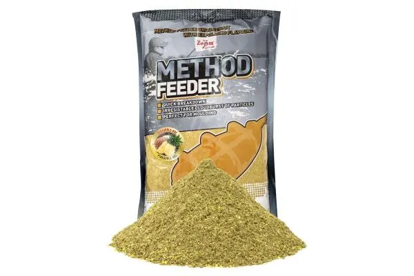 NextFish - Horgász webshop és horgászbolt - CarpZoom Method Feeder ananász, vajsav(NBC), 1 kg etetőanyag