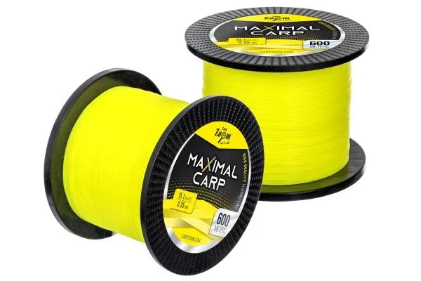 NextFish - Horgász webshop és horgászbolt - CarpZoom  Maximal Carp pontyozó horgászzsinór, o 0,28 mm, 600 m, 10,3 kg, sárga