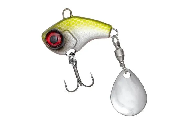 NextFish - Horgász webshop és horgászbolt - Predator-Z Metal Viber műcsali, 2,8 cm, 10 g, fluo sárga, fehér