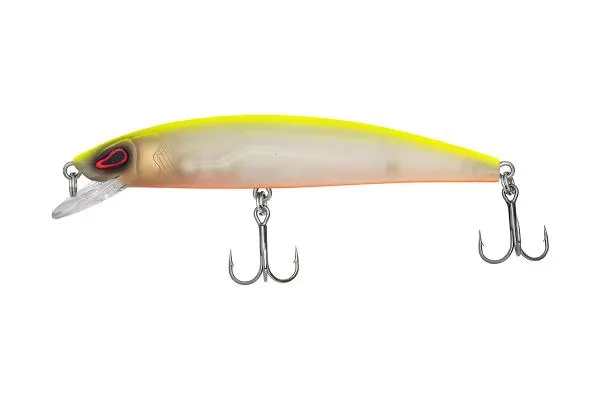 NextFish - Horgász webshop és horgászbolt - Predator-Z Arrow Minnow wobbler, 9 cm, 9,2 g, fluo sárga, fehér, úszó