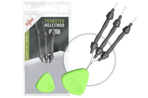 NextFish - Horgász webshop és horgászbolt - CZ Tungsten Heli Chod szerelék, 40 mm, 3 db