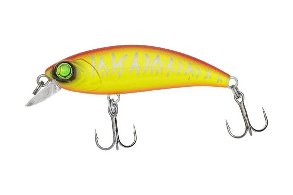 NextFish - Horgász webshop és horgászbolt - Predator-Z Immortal Shad wobbler, 5 cm, 4 g, fluo sárga, csíkos, süllyedő